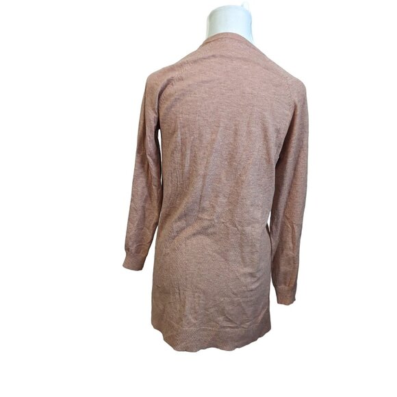 Active USA cardigan sweater open front size S Peach long sleeve soft - Picture 5 of 7